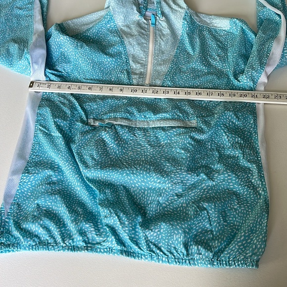 chubbies Mens Packable Hooded Windbreaker Fanny Pack Belt Bag Blue White Size S - Picture 11 of 12